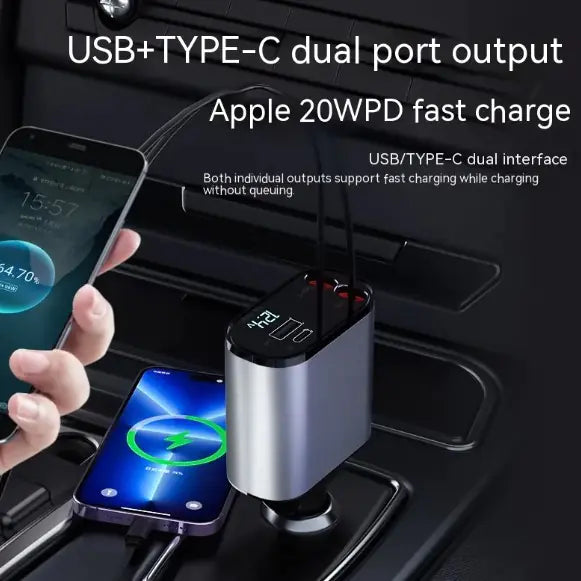 4in1 Car USB Charger
