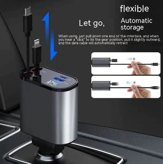 4in1 Car USB Charger