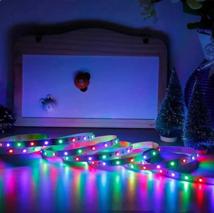 Versatile LED Strip Lighting - Bluetooth, IR & USB Powered